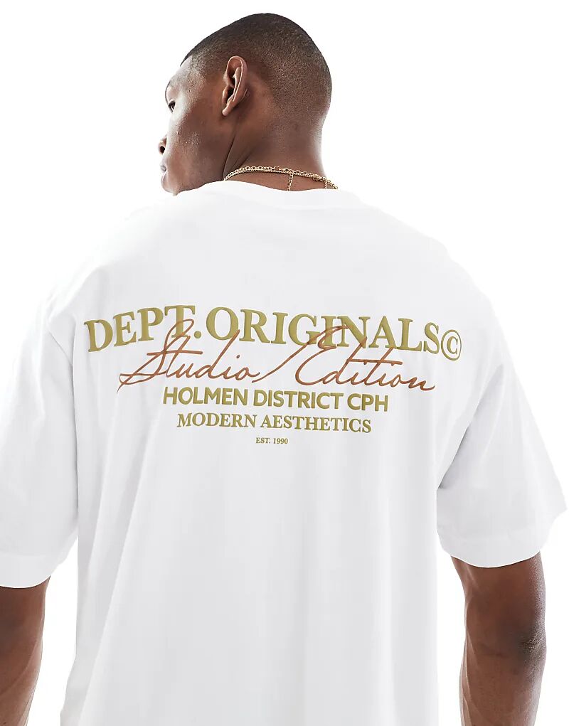 Футболка Jack & Jones свободного кроя с текстовым принтом на спине белого цвета
Футболка Jack & Jones свободного кроя с текстовым принтом на спине белого цвета