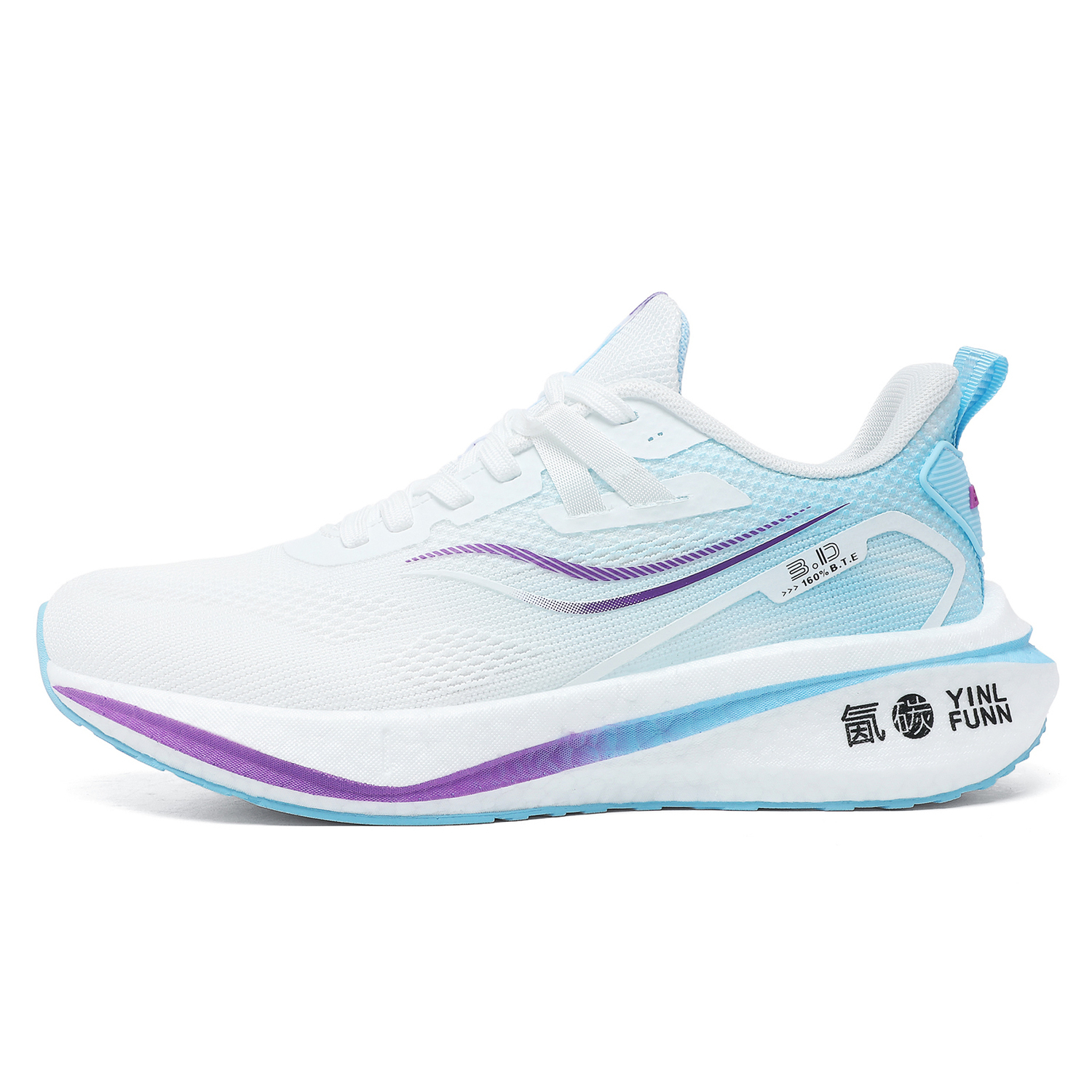 BTE Амортизирующие устойчивые к истиранию дышащие нескользящие низкие беговые кроссовки с карбоновой пластиной унисекс бежево-голубые с полной воздушной подушкой 
BTE Амортизирующие устойчивые к истиранию дышащие нескользящие низкие беговые кроссовки с карбоновой пластиной унисекс бежево-голубые с полной воздушной подушкой