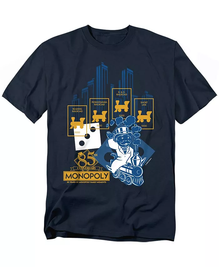 Мужская футболка The True Railroad Tycoon Monopoly, синий
Мужская футболка The True Railroad Tycoon Monopoly, синий