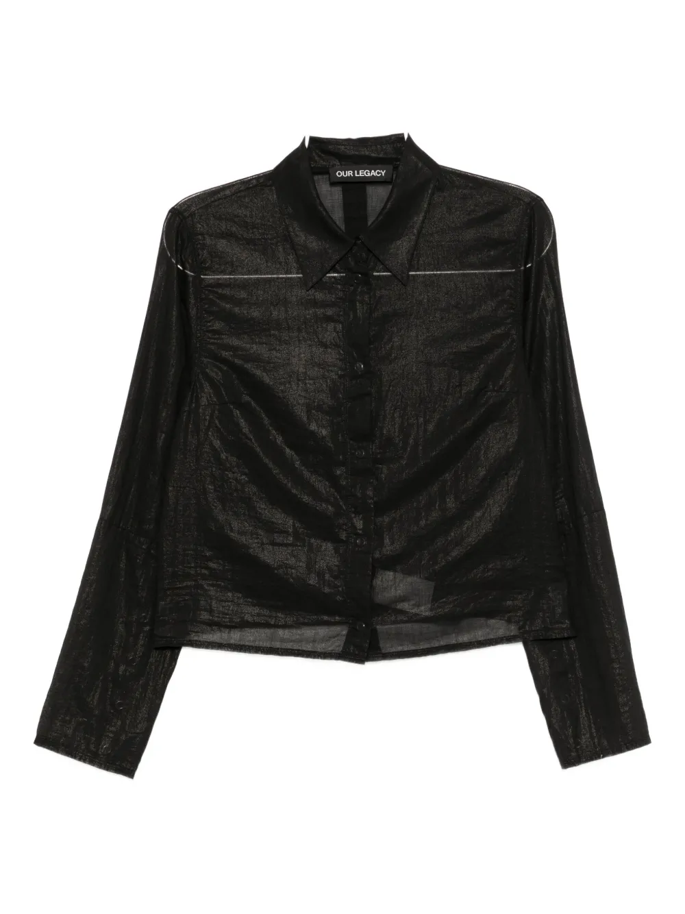 Рубашка на пуговицах Our Legacy, черный
Рубашка на пуговицах Our Legacy, черный