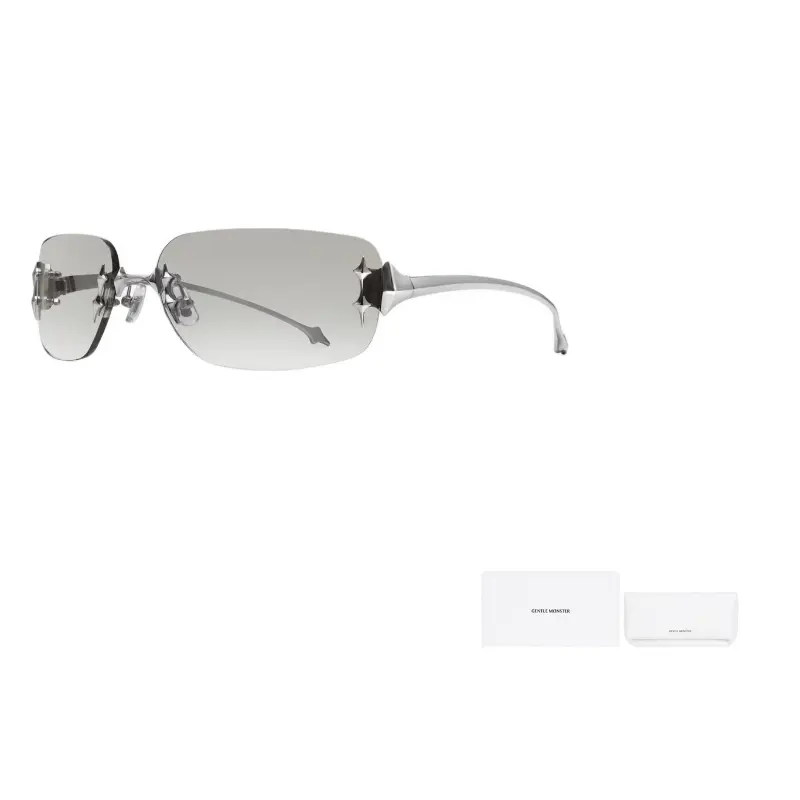 GENTLE MONSTER Квадратные солнцезащитные очки, Silver
GENTLE MONSTER Квадратные солнцезащитные очки, Silver