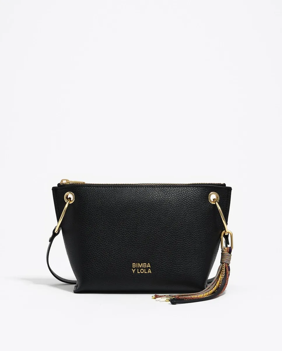 Средняя трапециевидная кожаная женская сумка Bimba y Lola, черный
Средняя трапециевидная кожаная женская сумка Bimba y Lola, черный