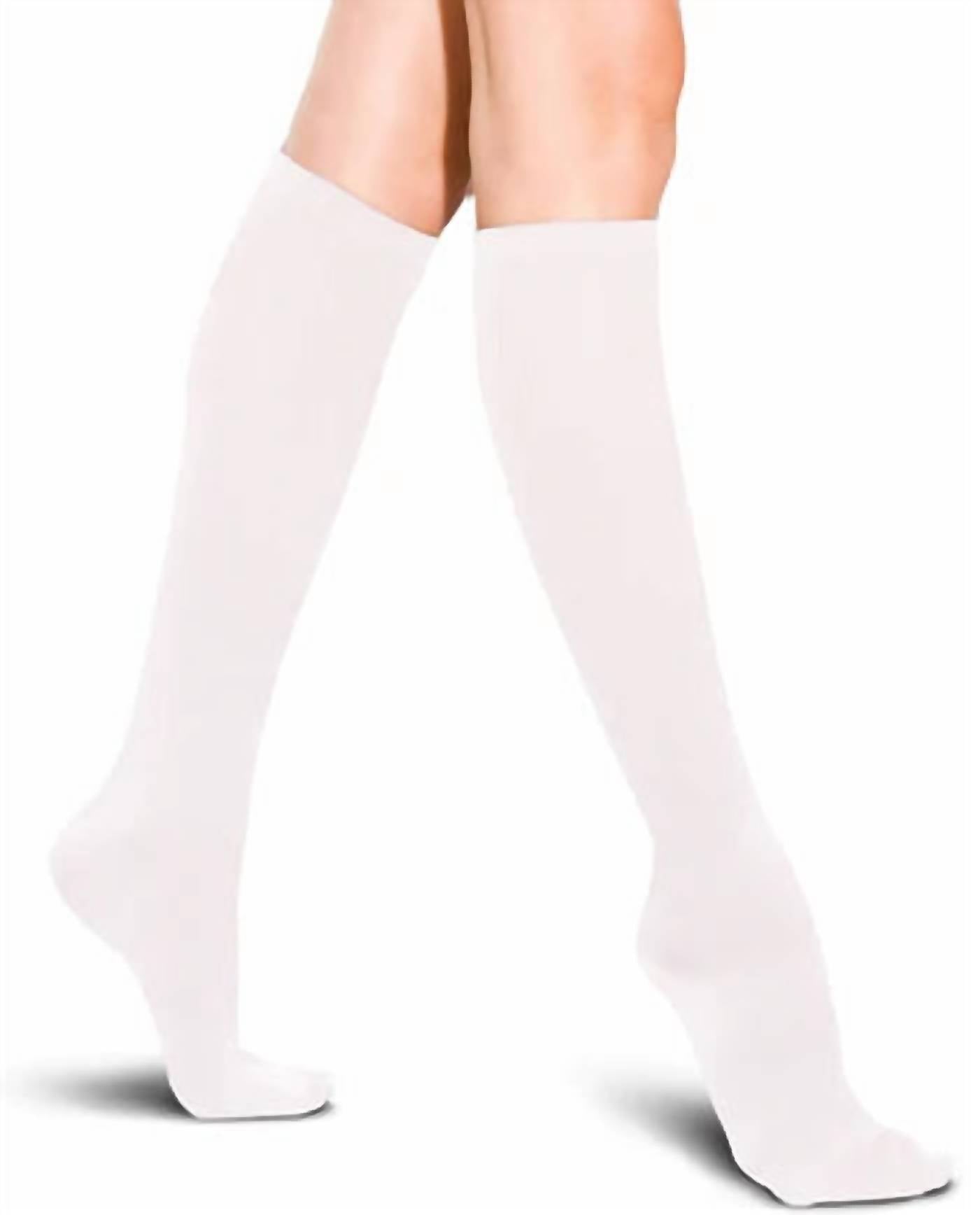 Беременные носки-гольфы зимнего белого цвета Preggers by Therafirm 
Беременные носки-гольфы зимнего белого цвета Preggers by Therafirm