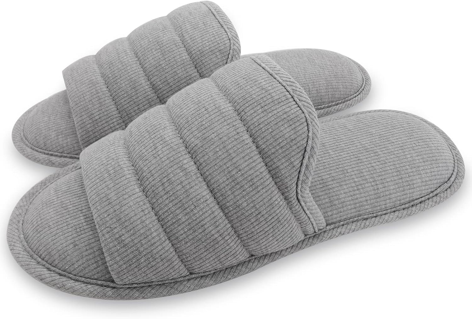 Мужские хлопковые домашние тапочки ofoot с открытым носком, дышащие летние домашние шлепанцы с амортизирующей подошвой и противоскользящей подошвой, серый
Мужские хлопковые домашние тапочки ofoot с открытым носком, дышащие летние домашние шлепанцы с амортизирующей подошвой и противоскользящей подошвой, серый