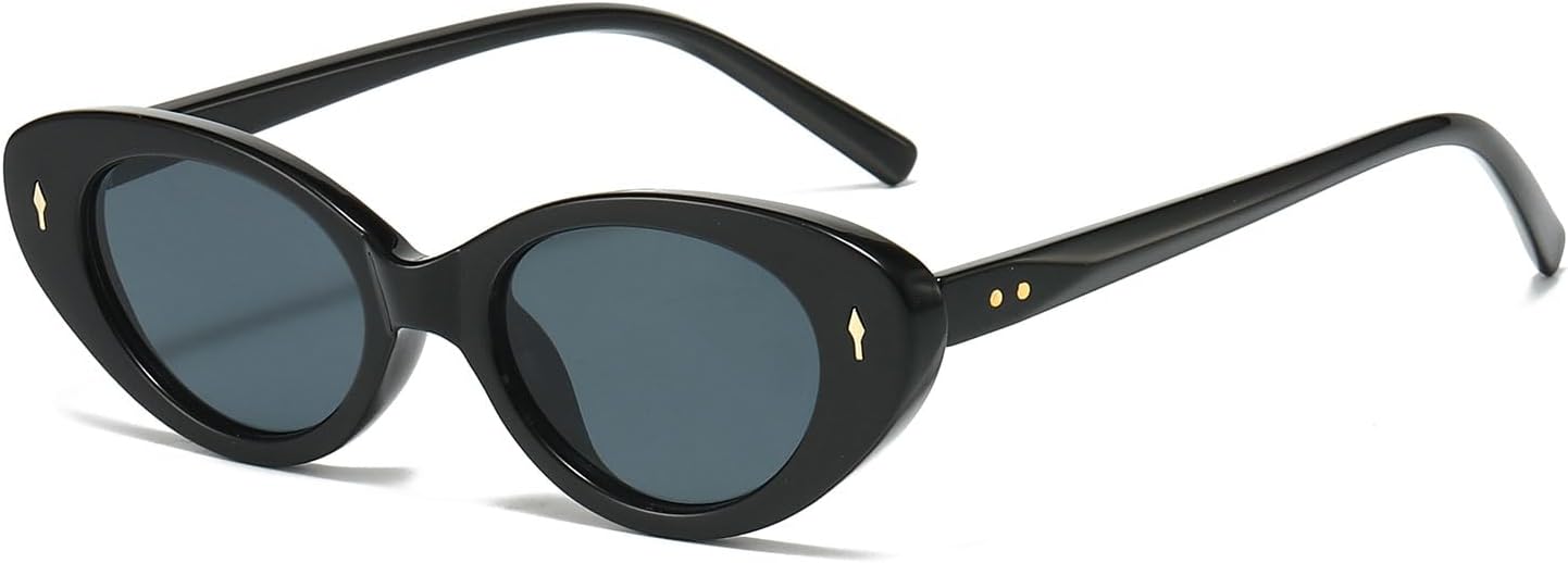 Солнцезащитные очки YAMEIZE Retro Cat Eyes Small Oval - для женщин и мужчин, классические овальные винтажные очки с защитой UV400 для вождения и активного отдыха, Black Grey
Солнцезащитные очки YAMEIZE Retro Cat Eyes Small Oval - для женщин и мужчин, классические овальные винтажные очки с защитой UV400 для вождения и активного отдыха, Black Grey