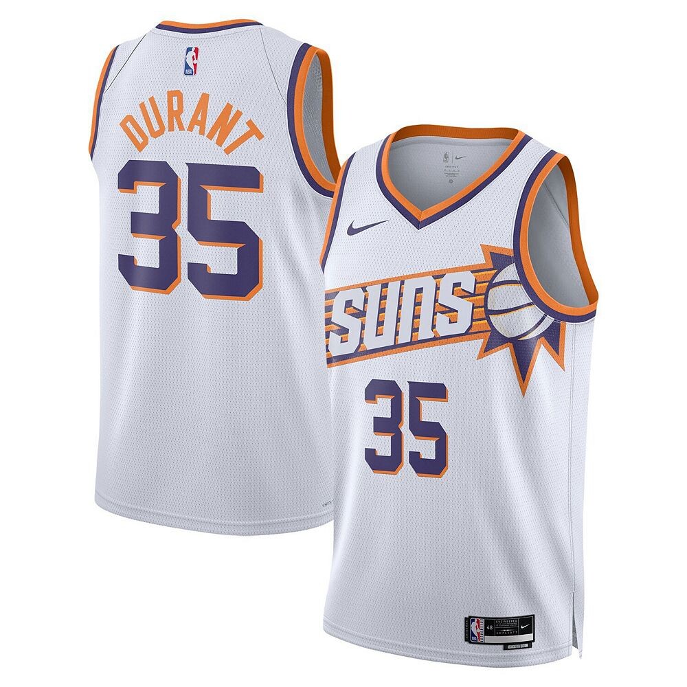Унисекс Джерси Nike Kevin Durant White Phoenix Suns Swingman — Association Edition, цвет Phx White
Унисекс Джерси Nike Kevin Durant White Phoenix Suns Swingman — Association Edition, цвет Phx White