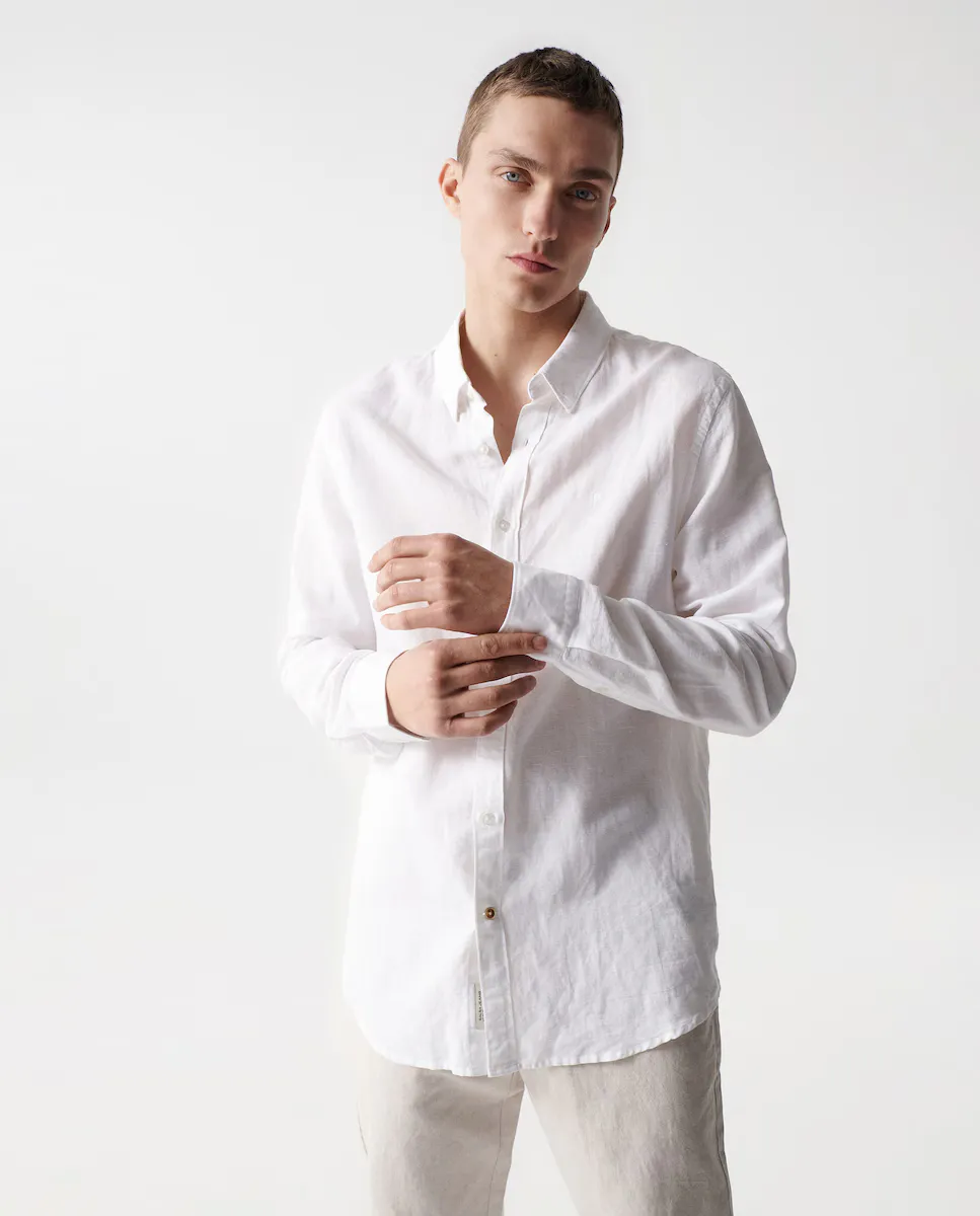 Мужская рубашка из льняной смеси Salsa Jeans, белый
Мужская рубашка из льняной смеси Salsa Jeans, белый