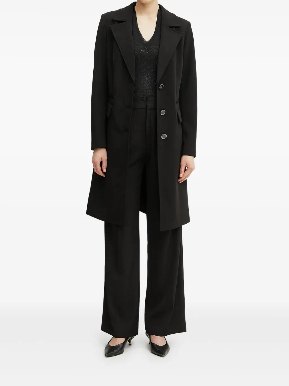 Пальто на пуговицах GUESS USA, черный
Пальто на пуговицах GUESS USA, черный