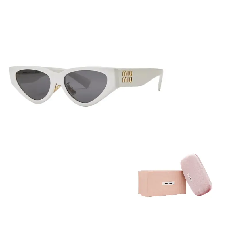 MIU MIU Металлические солнцезащитные очки с кошачьим глазом для женщин разноцветные, White
MIU MIU Металлические солнцезащитные очки с кошачьим глазом для женщин разноцветные, White