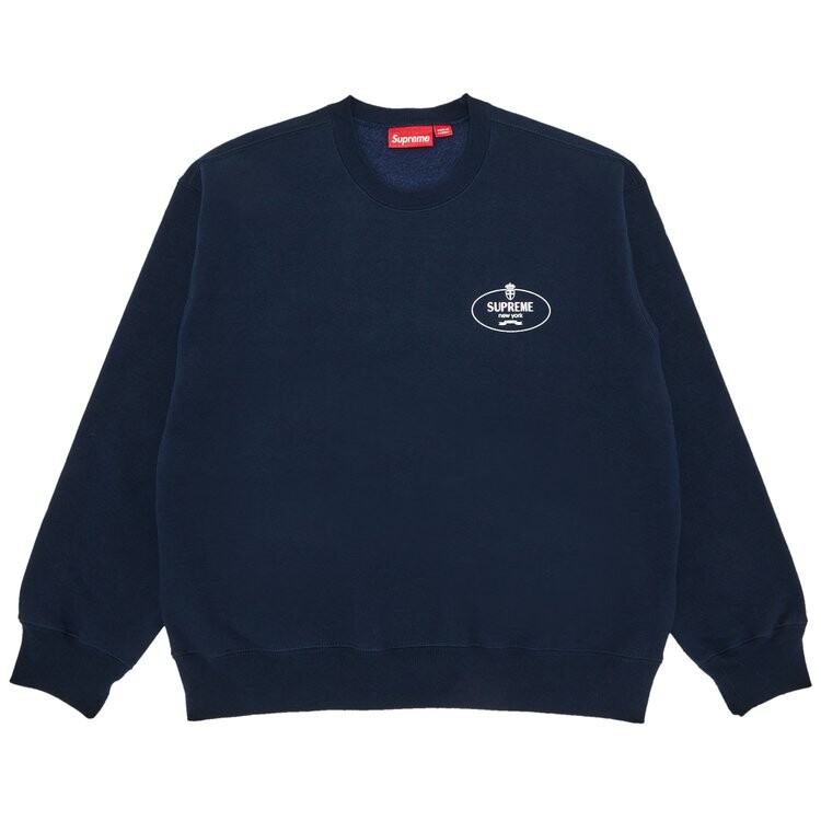 Толстовка Supreme Crest Crewneck, темно-синий
Толстовка Supreme Crest Crewneck, темно-синий