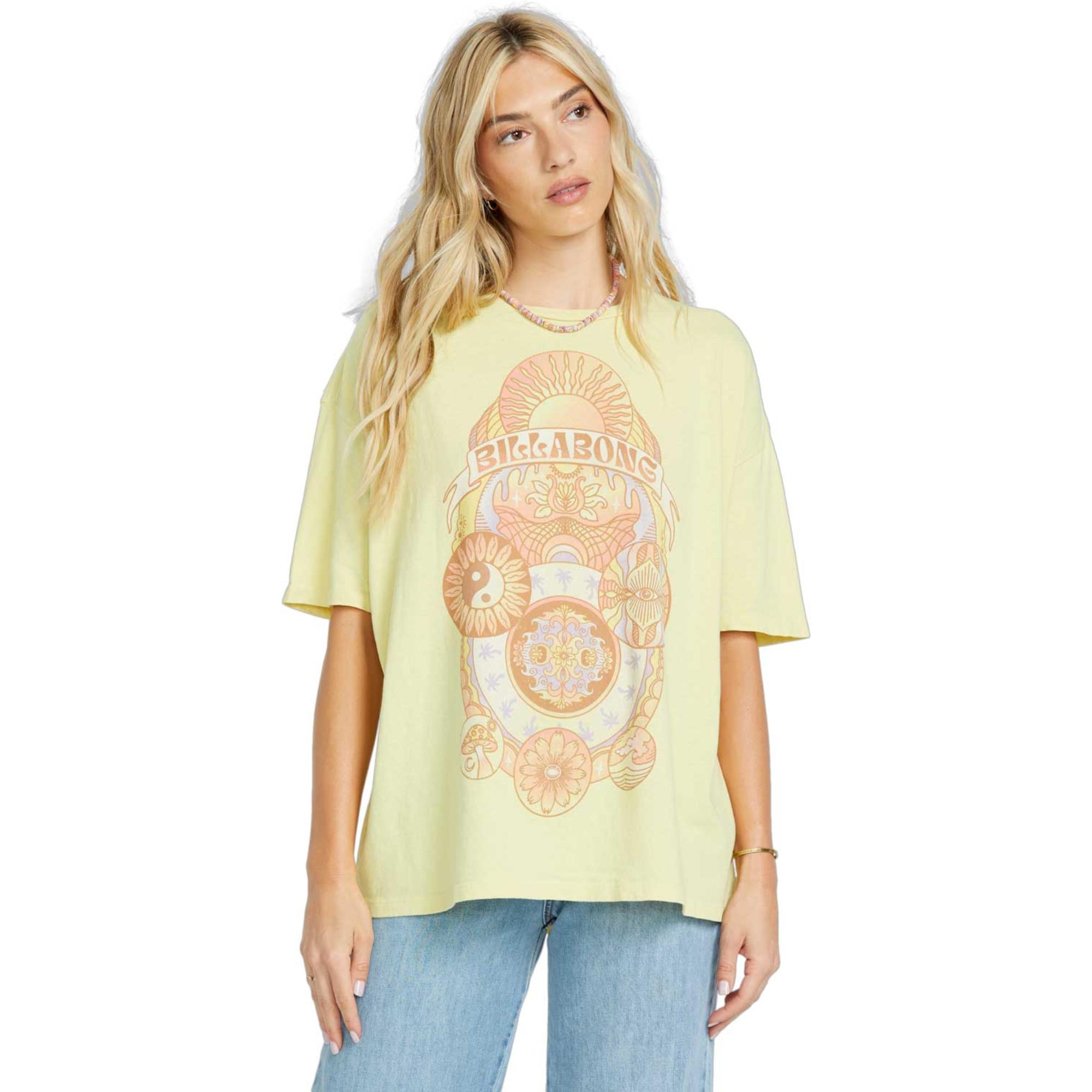 Женская футболка с коротким рукавом "Мандала для серфинга" Billabong, Yellow, Желтый, Женская футболка с коротким рукавом "Мандала для серфинга" Billabong, Yellow
Женская футболка с коротким рукавом "Мандала для серфинга" Billabong, Yellow, Желтый, Женская футболка с коротким рукавом "Мандала для серфинга" Billabong, Yellow