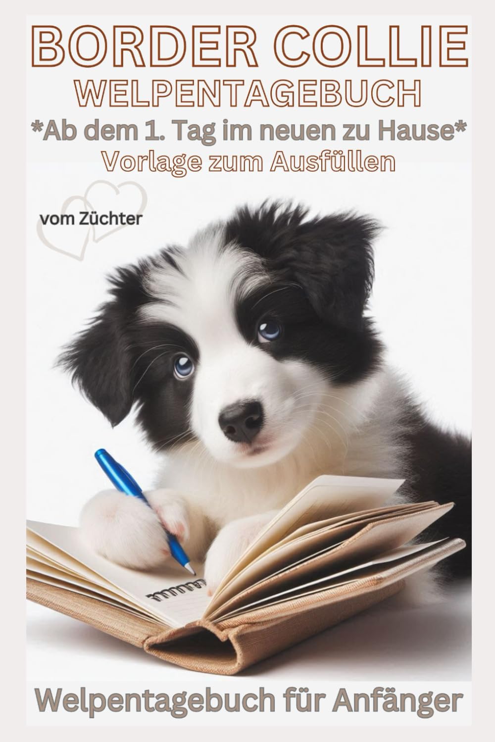 Border Collie Welpen Buch Tagebuch, Vorlage zum Ausfüllen, Hundetagebuch, Notizbuch, d. Welpe ab dem 1.Tag,Bilder: Erinnerungsbuch: Welpen ... Zubehör, Erziehung (German Edition) (Independently published)
Border Collie Welpen Buch Tagebuch, Vorlage zum Ausfüllen, Hundetagebuch, Notizbuch, d. Welpe ab dem 1.Tag,Bilder: Erinnerungsbuch: Welpen ... Zubehör, Erziehung (German Edition) (Independently published)