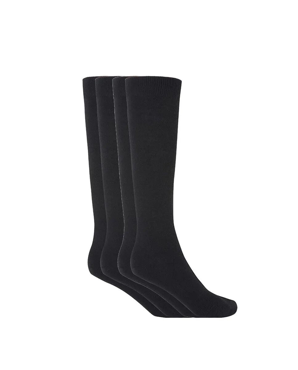 В упаковке 2 однотонных женских высоких носка из акрила Punto Blanco, черный
В упаковке 2 однотонных женских высоких носка из акрила Punto Blanco, черный