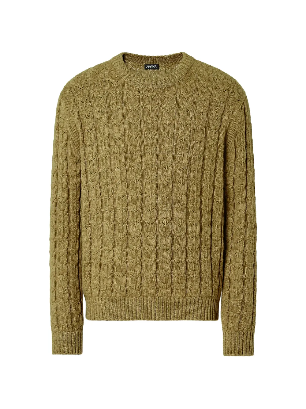 Свитер с круглым вырезом Zegna, зеленый
Свитер с круглым вырезом Zegna, зеленый