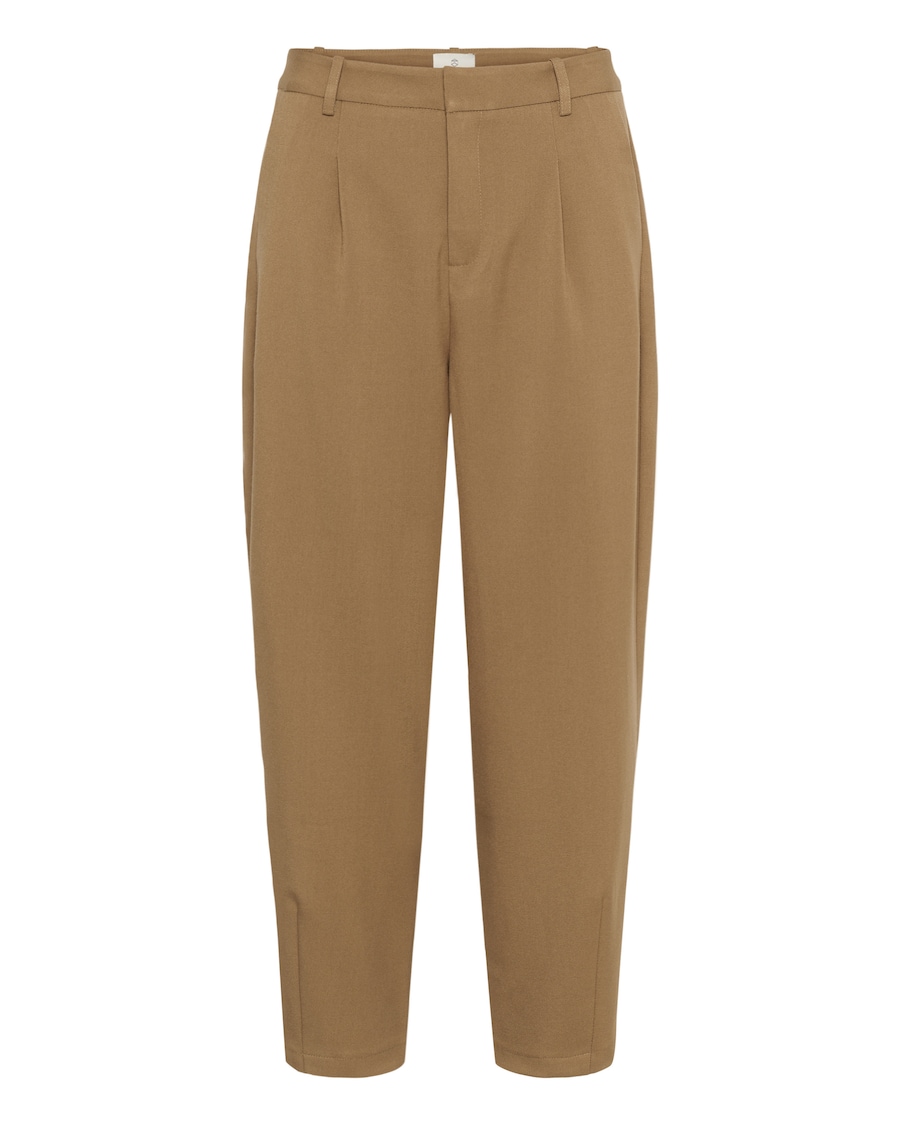 Зауженные брюки со складками спереди Kaffe, светло-коричневый
Зауженные брюки со складками спереди Kaffe, светло-коричневый