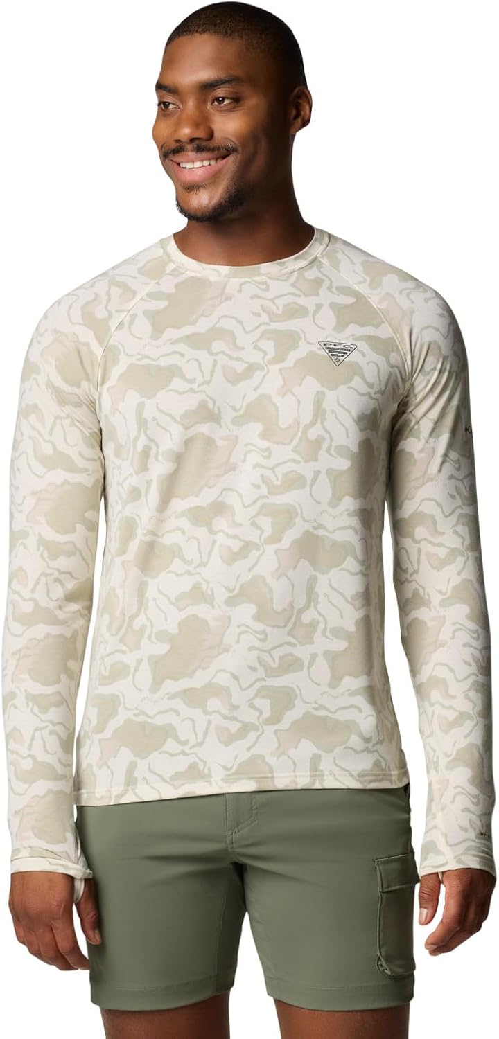 Мужская футболка Columbia PFG Uncharted с длинным рукавом, Stone Swamplands
Мужская футболка Columbia PFG Uncharted с длинным рукавом, Stone Swamplands