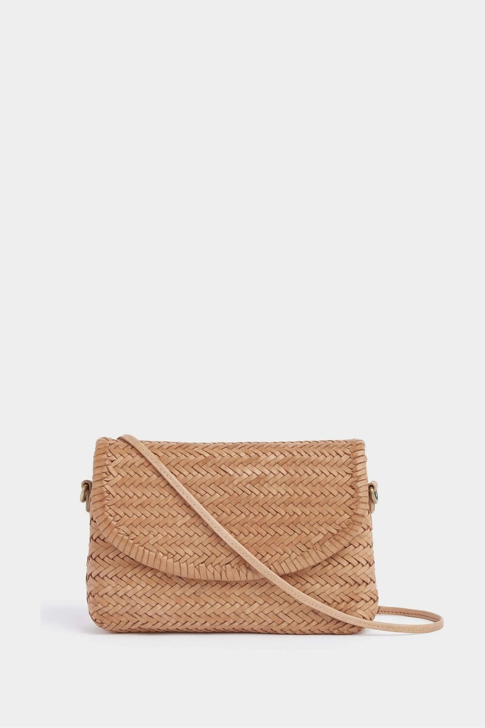 The Joss кожаный клатч нового цвета на длинном ремешке Osprey London, бежевый 
The Joss кожаный клатч нового цвета на длинном ремешке Osprey London, бежевый