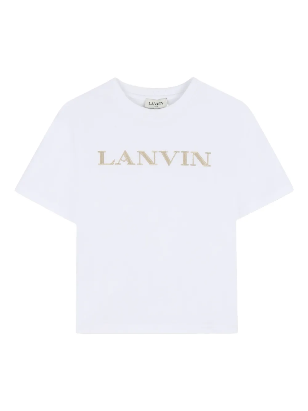 Футболка с вышивкой Lanvin Enfant, белый
Футболка с вышивкой Lanvin Enfant, белый