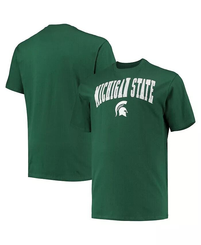 Мужская зеленая футболка Michigan State Spartans Big and Tall Arch Over Wordmark Champion
Мужская зеленая футболка Michigan State Spartans Big and Tall Arch Over Wordmark Champion