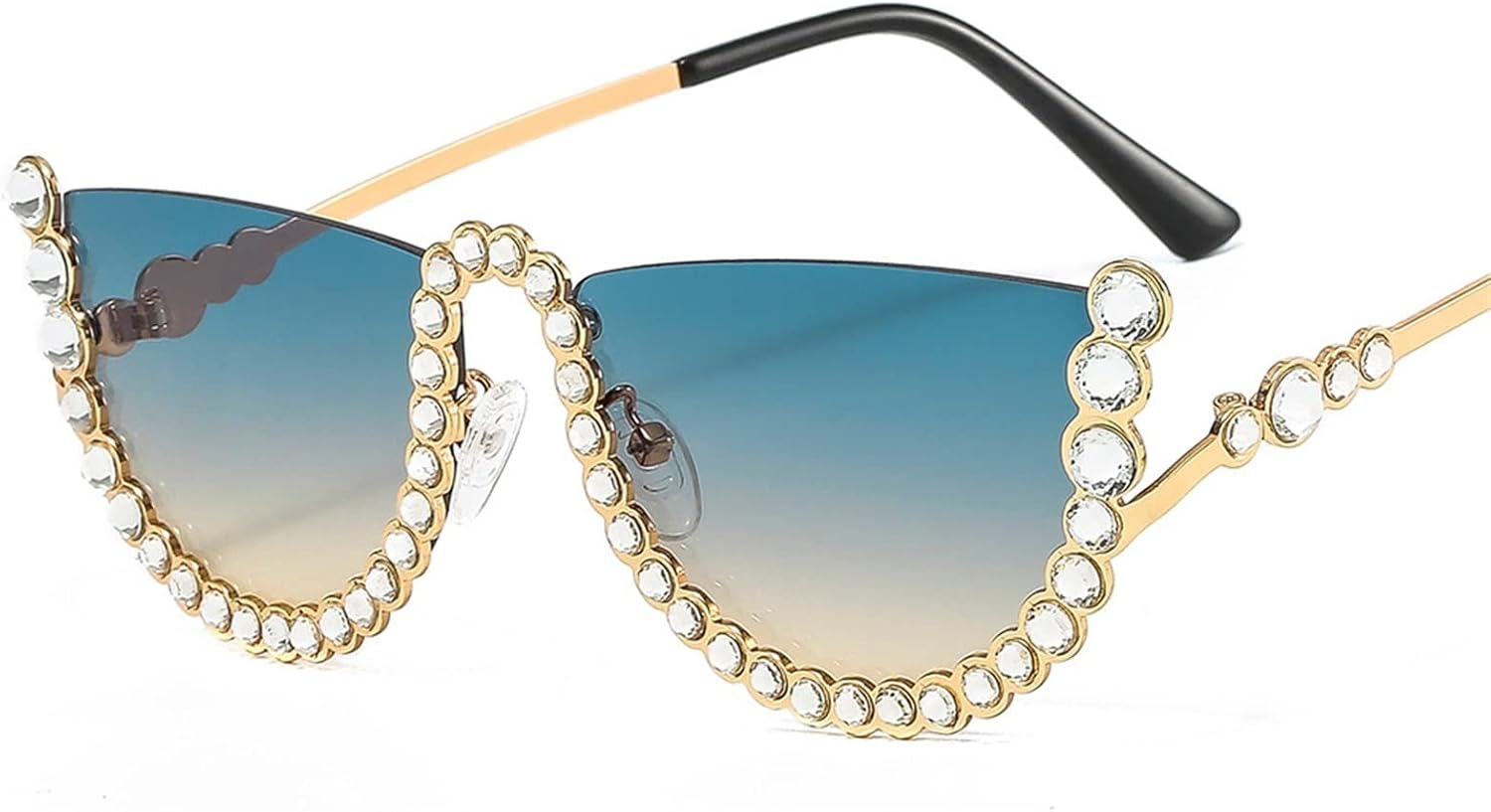 Мужские и женские солнцезащитные очки в полуободковой металлической оправе с бриллиантами, для отдыха на природе, пляжа и вечеринок (Цвет: F, Размер: Средний) MTZJH, One Color
Мужские и женские солнцезащитные очки в полуободковой металлической оправе с бриллиантами, для отдыха на природе, пляжа и вечеринок (Цвет: F, Размер: Средний) MTZJH, One Color