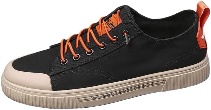 Мужские модные кеды из холщовой ткани - шнурованные повседневные кроссовки на плоской подошве с резиновой подошвой. Удобные и легкие. Подходят для всех сезонов Spkfhd, оранжевый
Мужские модные кеды из холщовой ткани - шнурованные повседневные кроссовки на плоской подошве с резиновой подошвой. Удобные и легкие. Подходят для всех сезонов Spkfhd, оранжевый