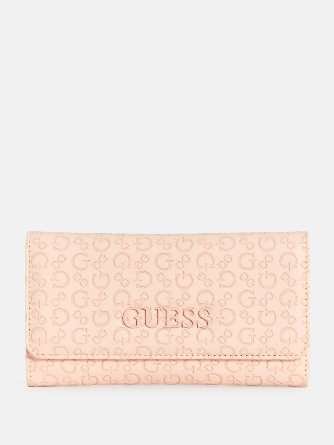 Тонкий кошелек-клатч с тисненым логотипом Bowie Guess Factory, розовый
Тонкий кошелек-клатч с тисненым логотипом Bowie Guess Factory, розовый