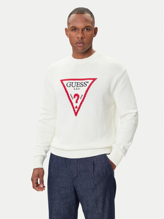 Свитер regular fit M4BR32 Z3HM1 Guess Jeans, экрю
Свитер regular fit M4BR32 Z3HM1 Guess Jeans, экрю