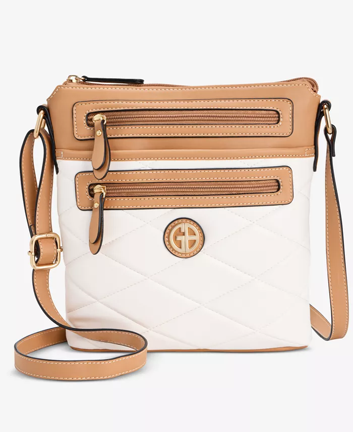 Маленькая стеганая сумка North South через плечо Giani Bernini, белый
Маленькая стеганая сумка North South через плечо Giani Bernini, белый