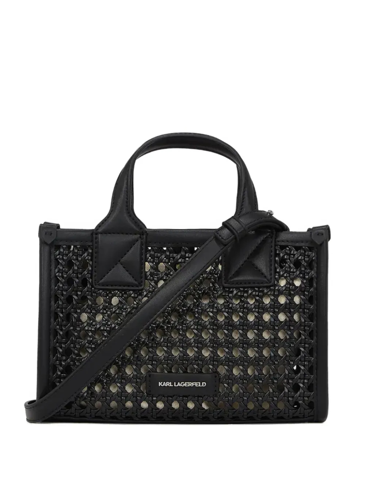 Маленькая сумка-тоут K/Skuare Karl Lagerfeld, черный
Маленькая сумка-тоут K/Skuare Karl Lagerfeld, черный