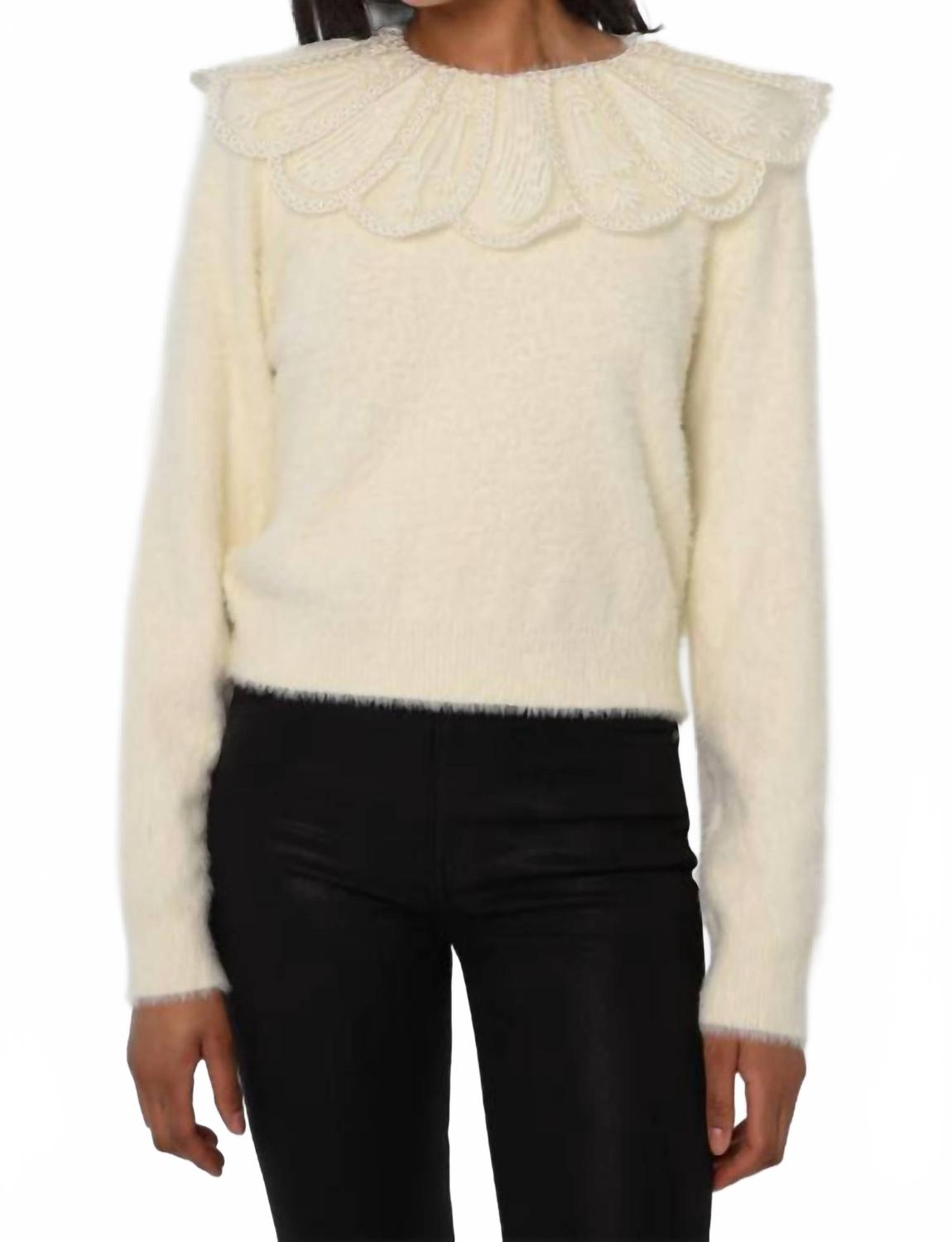 LOVE THE LABEL Вязаный свитер Briar цвета слоновой кости
LOVE THE LABEL Вязаный свитер Briar цвета слоновой кости