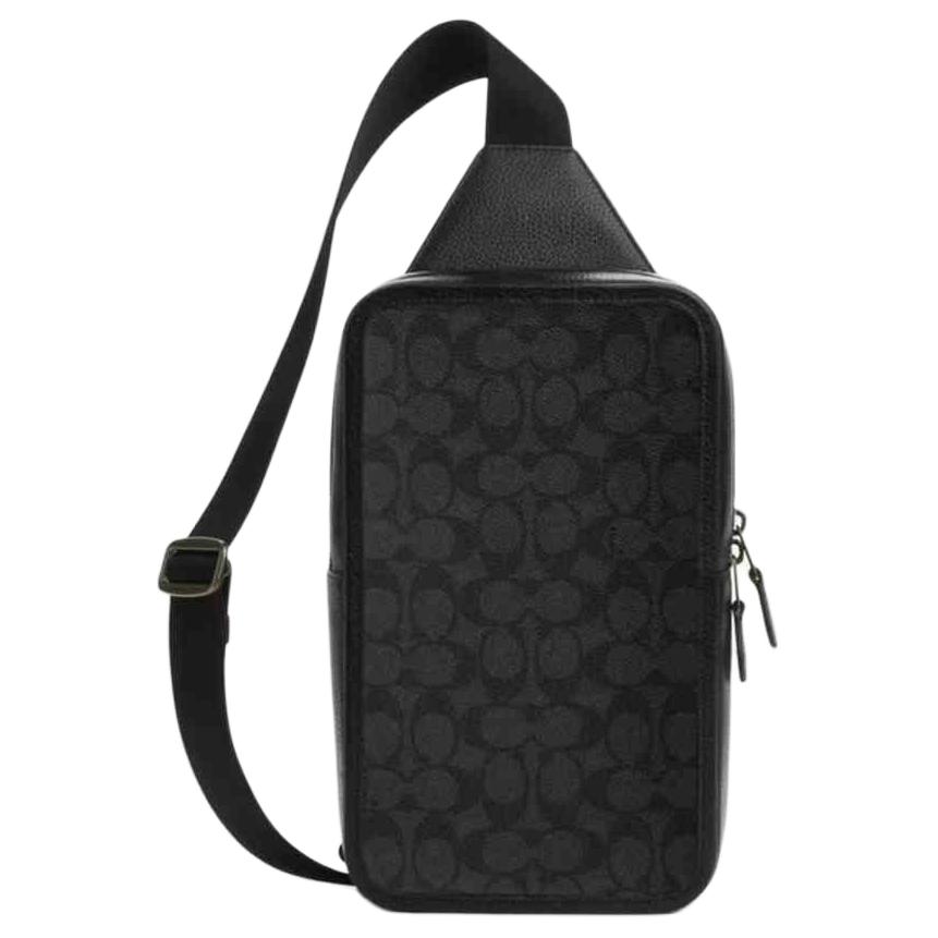 COACH Кожаная мужская сумка-кроссбодди через плечо черно-серая
COACH Кожаная мужская сумка-кроссбодди через плечо черно-серая