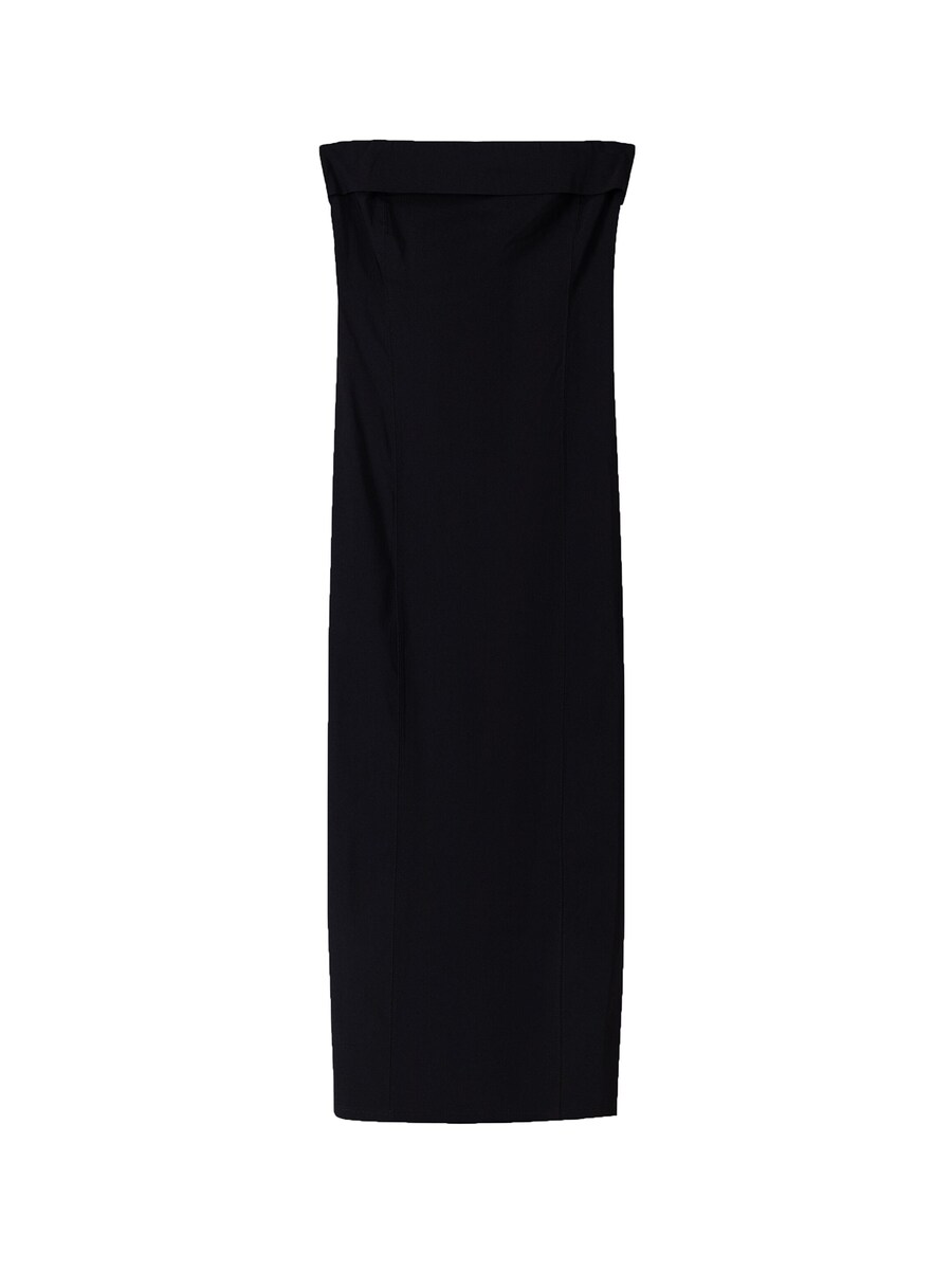 Платье Bershka, черный 
Платье Bershka, черный