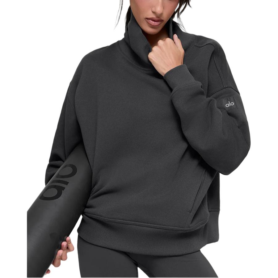 Худи с высоким воротником для женщин Hazy Alo Yoga, anthracite/anthracite
Худи с высоким воротником для женщин Hazy Alo Yoga, anthracite/anthracite