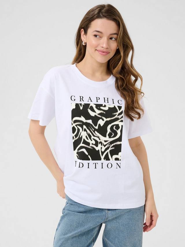 Футболка Vivie Graphic Edition KAFFE, White/Multi
Футболка Vivie Graphic Edition KAFFE, White/Multi