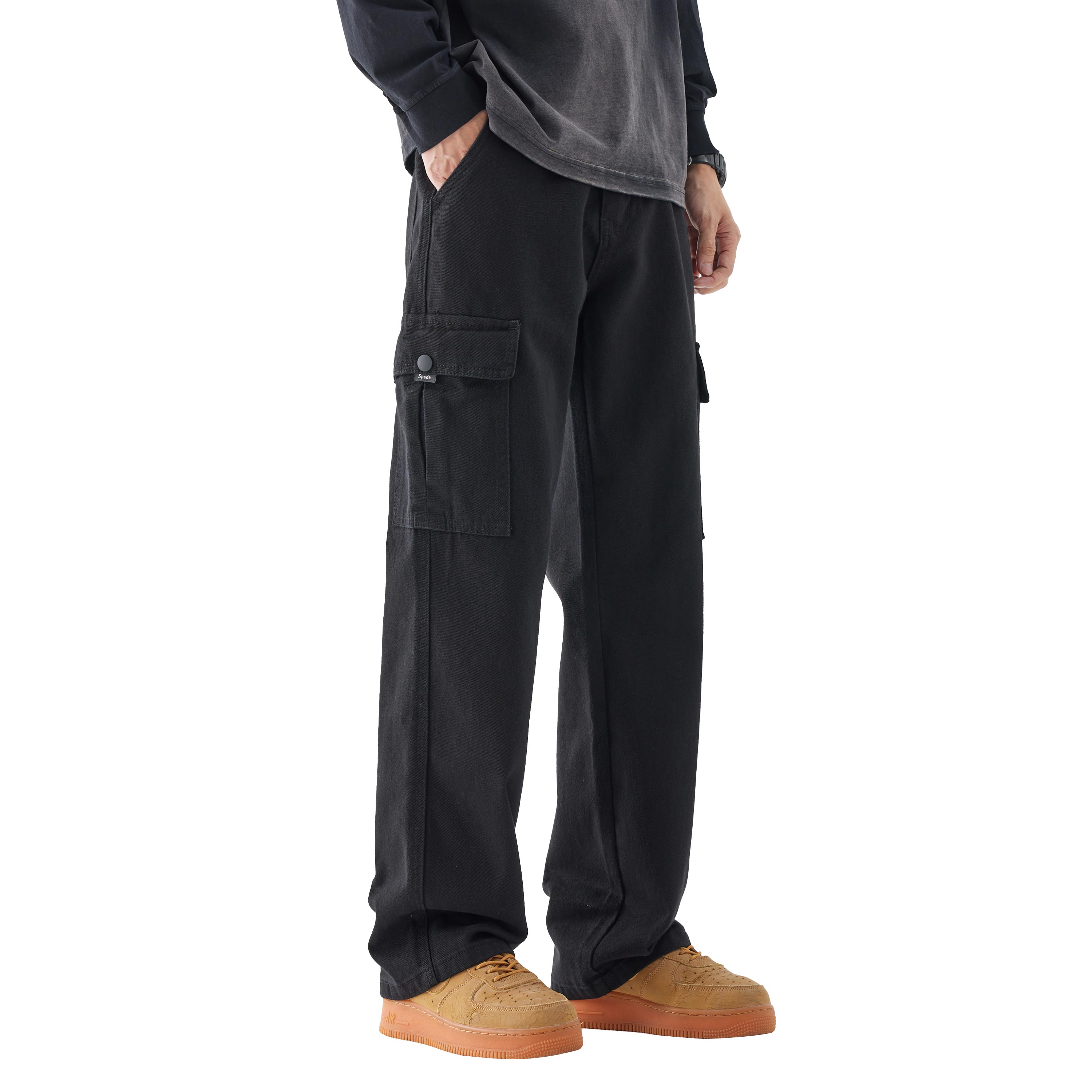 Джинсы унисекс черные FUERZA
Джинсы унисекс черные FUERZA