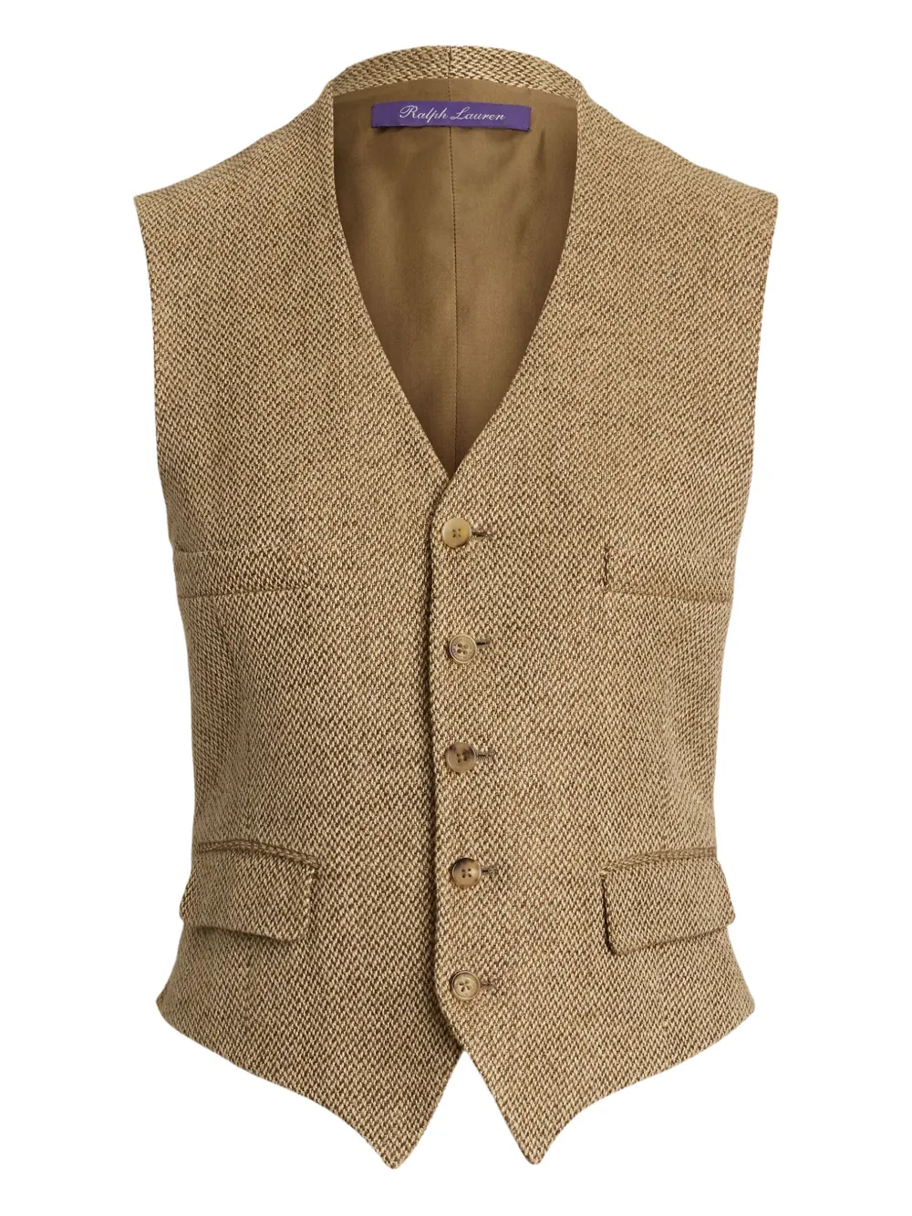 Твидовый жилет с узором «елочка» Ralph Lauren Collection, нейтральный
Твидовый жилет с узором «елочка» Ralph Lauren Collection, нейтральный