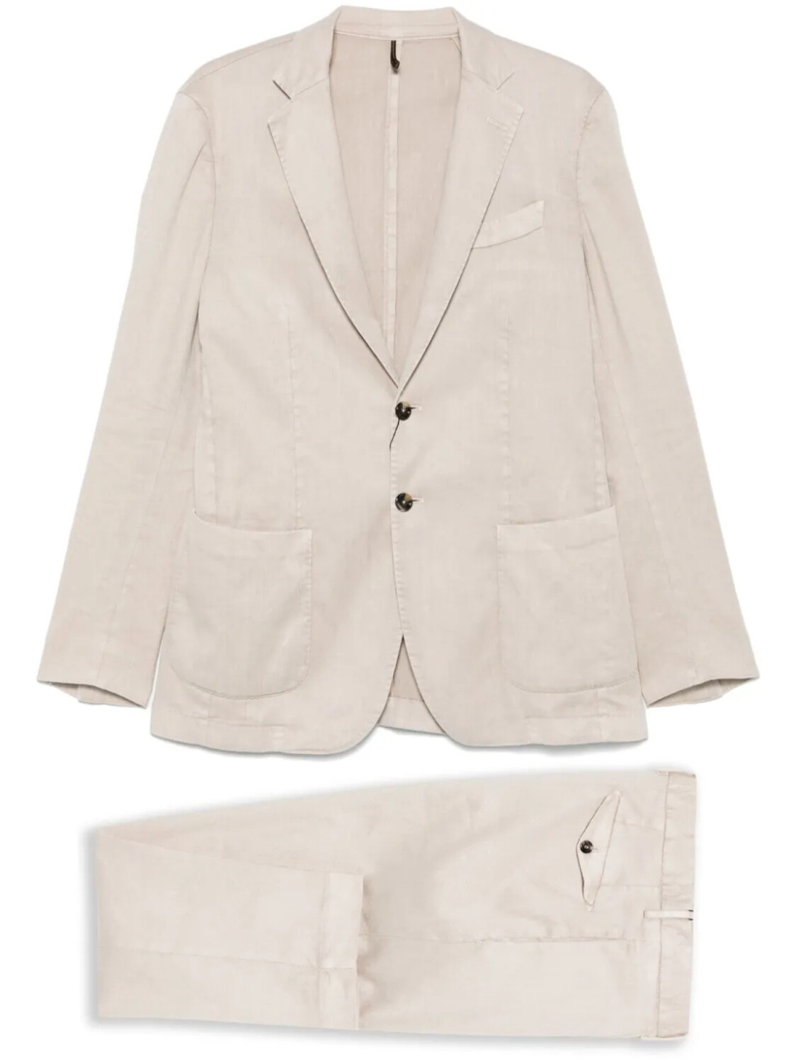 Костюм с плиссировкой Dell'oglio, нейтральный
Костюм с плиссировкой Dell'oglio, нейтральный