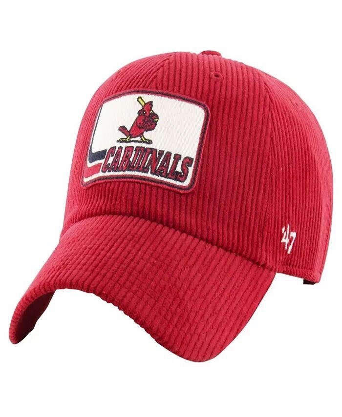 47 брендовая мужская красная вельветовая регулируемая шапка St. Louis Cardinals Wax Pack из коллекции '47 Brand, красный
47 брендовая мужская красная вельветовая регулируемая шапка St. Louis Cardinals Wax Pack из коллекции '47 Brand, красный