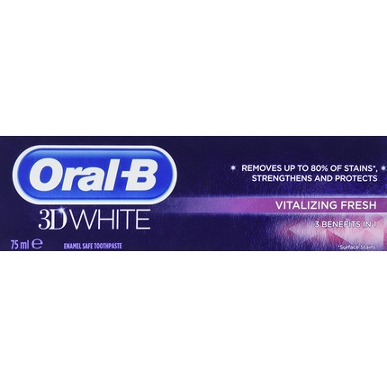 Зубная паста 3D White Vitalize 75ml
Зубная паста 3D White Vitalize 75ml