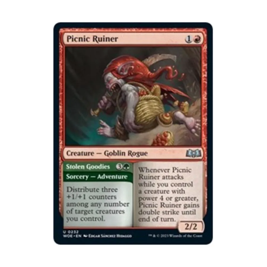 CCG Пикник-Разрушитель (U), MTG - Wilds of Eldraine
CCG Пикник-Разрушитель (U), MTG - Wilds of Eldraine