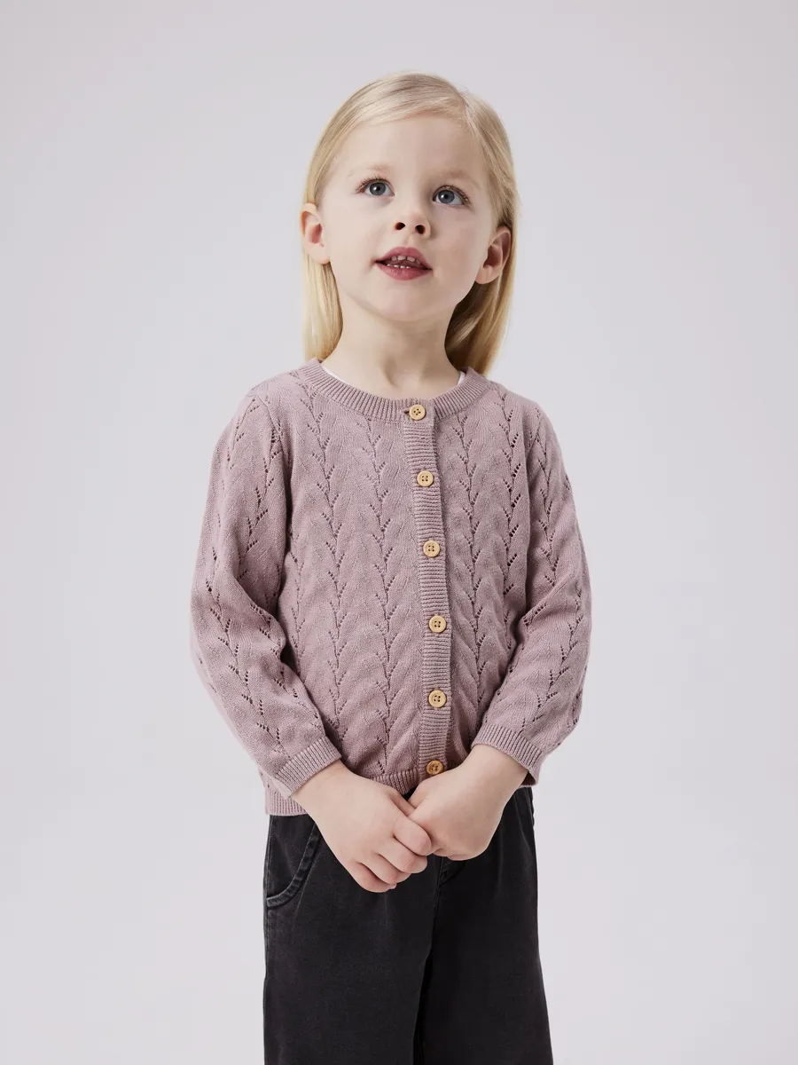 Кардиган Name It "NMFBANNI LS KNIT CARD NOOS", лиловый
Кардиган Name It "NMFBANNI LS KNIT CARD NOOS", лиловый