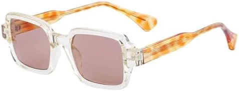 Солнцезащитные очки в стиле ретро с заклепками для женщин, прямоугольные, модные, для мужчин, с защитой от УФ-излучения UV400. 2026 год MTZJH, Champagne Tea
Солнцезащитные очки в стиле ретро с заклепками для женщин, прямоугольные, модные, для мужчин, с защитой от УФ-излучения UV400. 2026 год MTZJH, Champagne Tea