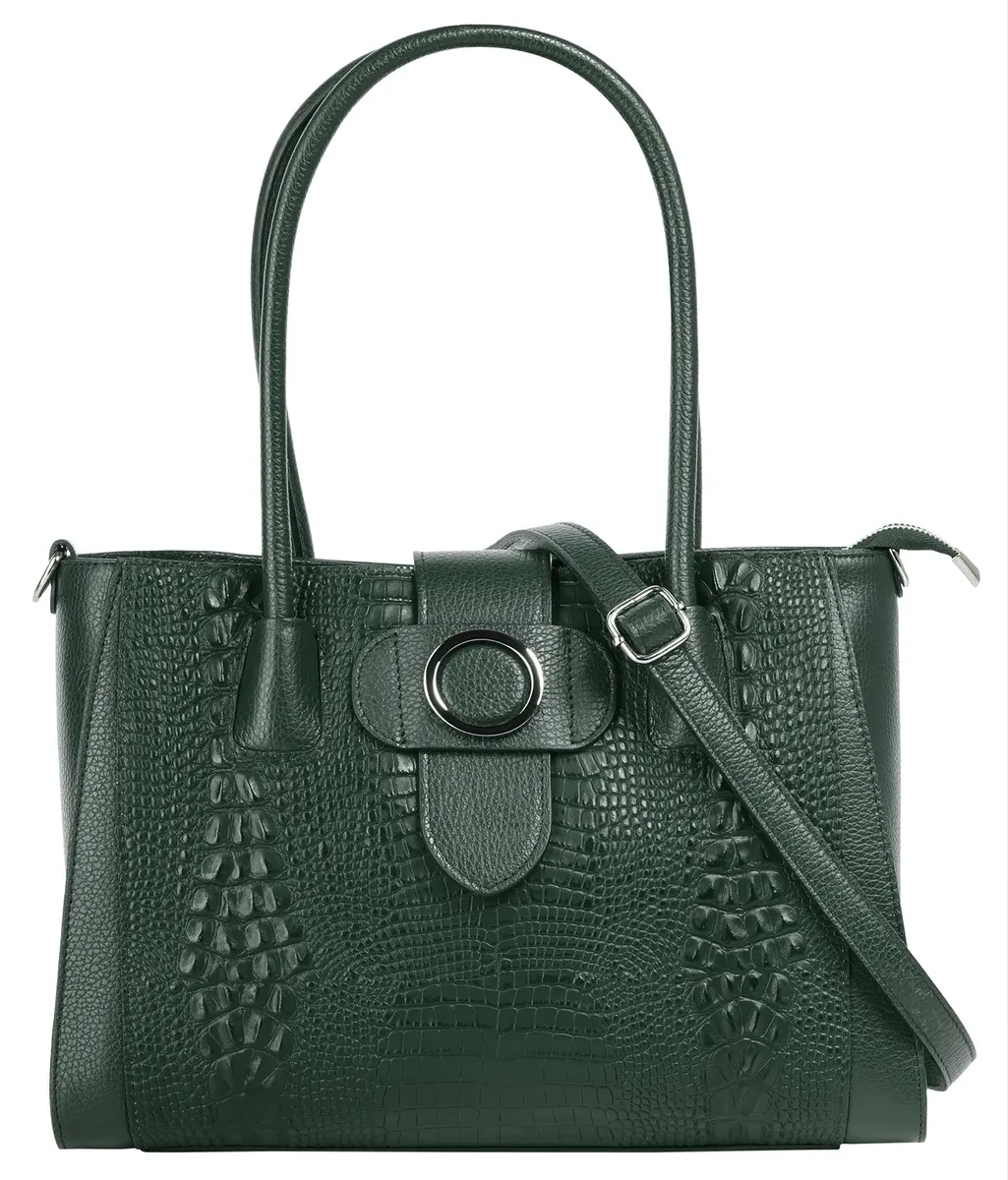 Шопер Cluty, натуральная кожа, производство Италия, зеленый
Шопер Cluty, натуральная кожа, производство Италия, зеленый