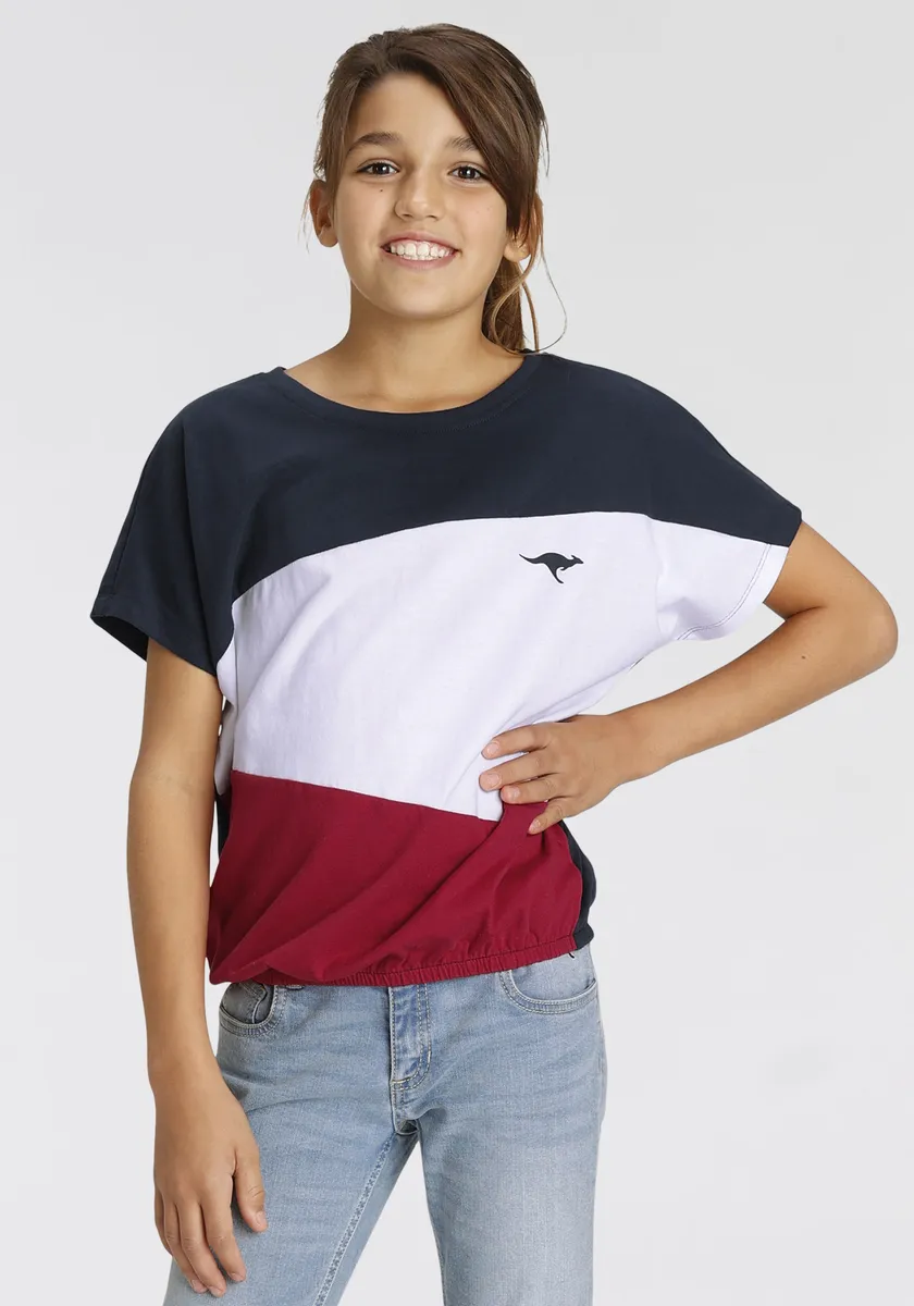 Рубашка KangaROOS в форме летучей мыши, цвет Weiß Marine Rot
Рубашка KangaROOS в форме летучей мыши, цвет Weiß Marine Rot