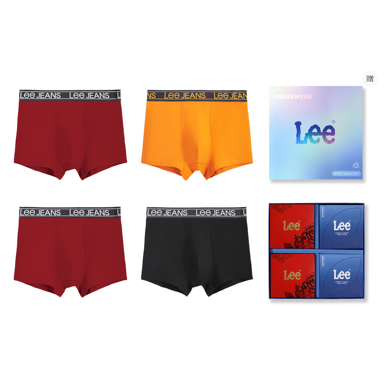 Трусы мужские 4 штуки подарочный набор Lee, черный
Трусы мужские 4 штуки подарочный набор Lee, черный
