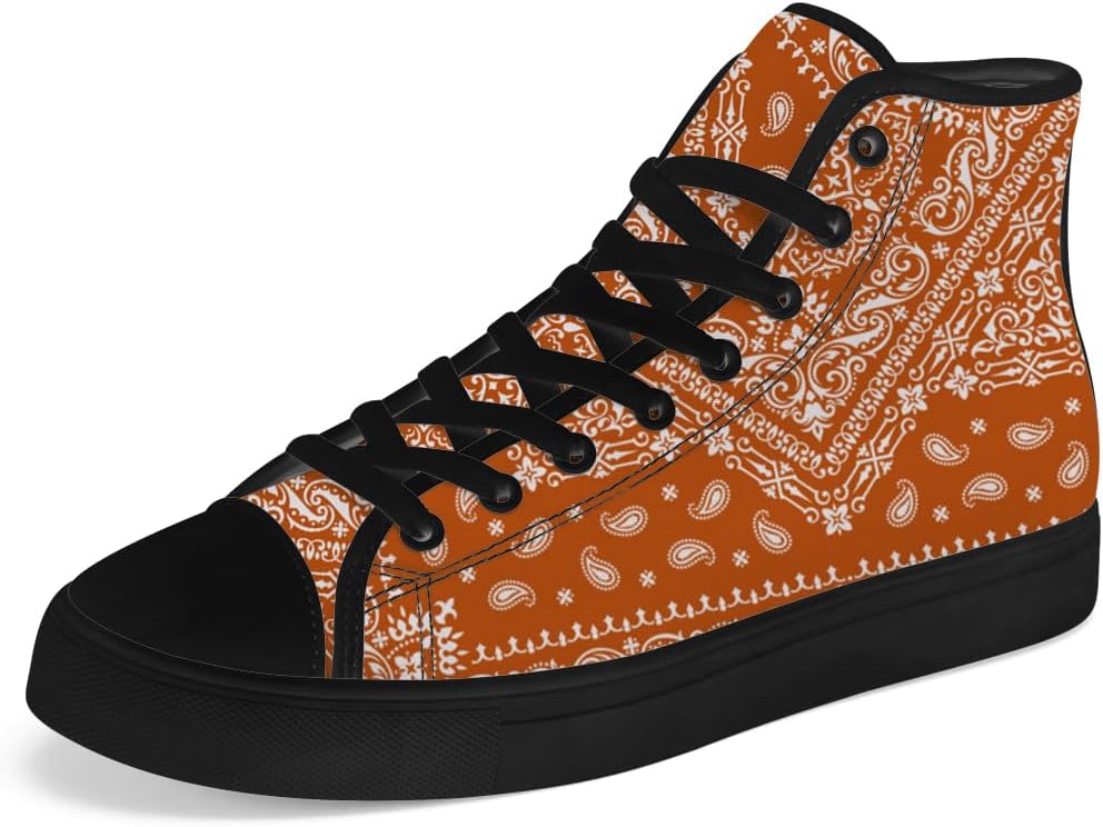 Кеды Chebing для мужчин и женщин с узором пейсли, высокие, на шнуровке, повседневные, оранжевый
Кеды Chebing для мужчин и женщин с узором пейсли, высокие, на шнуровке, повседневные, оранжевый