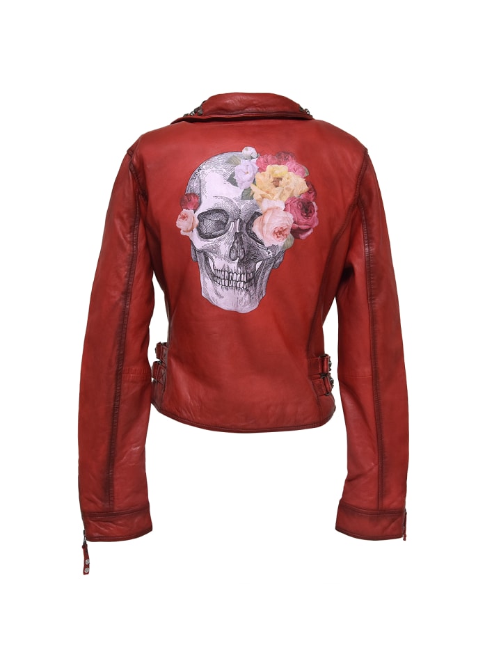 Roberto Geissini Красная кожаная куртка Okkea
Roberto Geissini Красная кожаная куртка Okkea