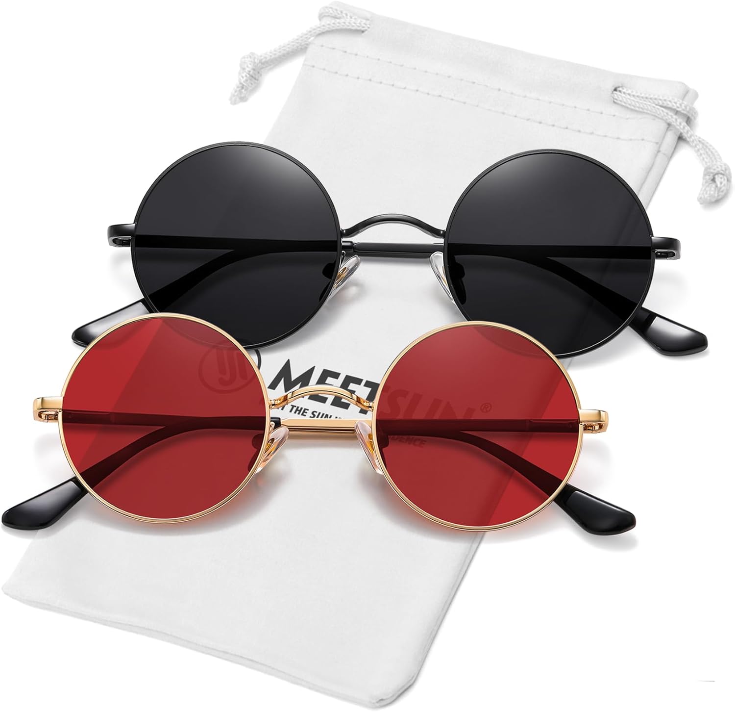 Солнцезащитные очки MEETSUN маленькие круглые поляризованные для мужчин и женщин, металлические, в стиле ретро, хиппи, круглые, для вождения, фестивалей, косплея, UV400, Black / Grey + Gold / Red
Солнцезащитные очки MEETSUN маленькие круглые поляризованные для мужчин и женщин, металлические, в стиле ретро, хиппи, круглые, для вождения, фестивалей, косплея, UV400, Black / Grey + Gold / Red