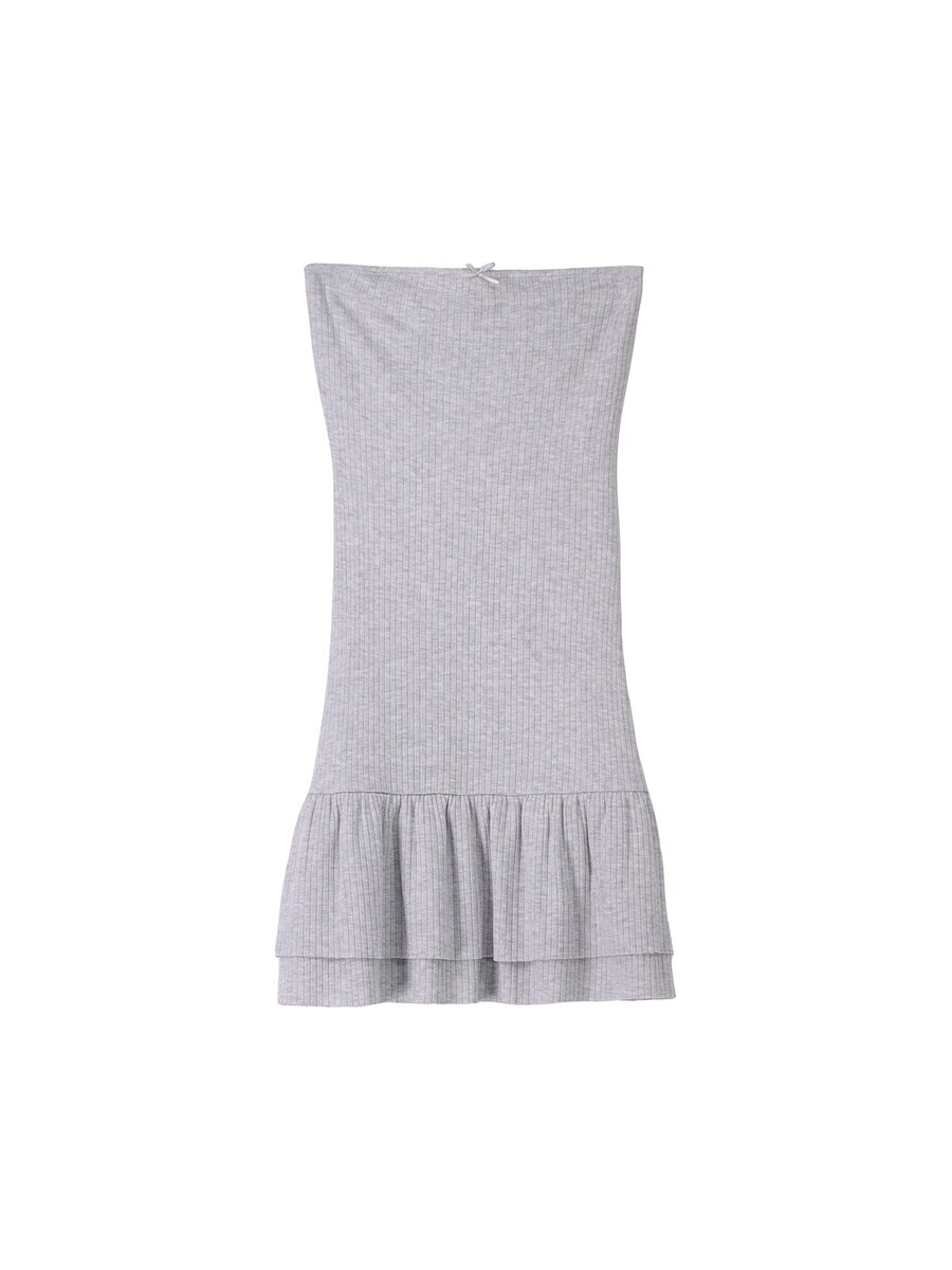 Летнее платье Bershka Summer Dress, светло-серый
Летнее платье Bershka Summer Dress, светло-серый