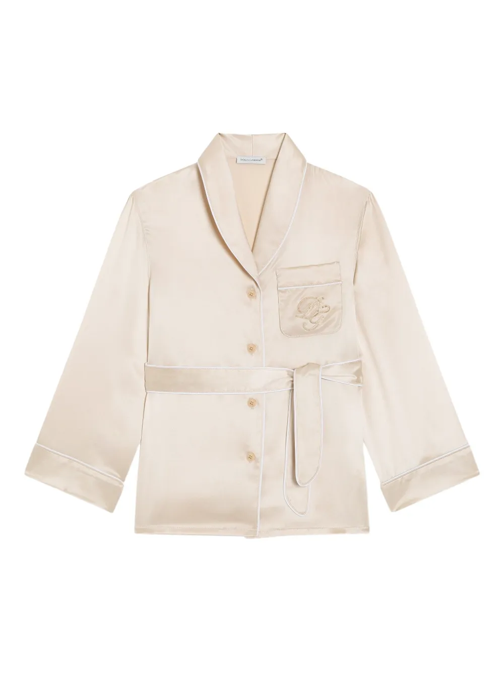 Шелковая рубашка с кантом Dolce & Gabbana Kids, хаки
Шелковая рубашка с кантом Dolce & Gabbana Kids, хаки